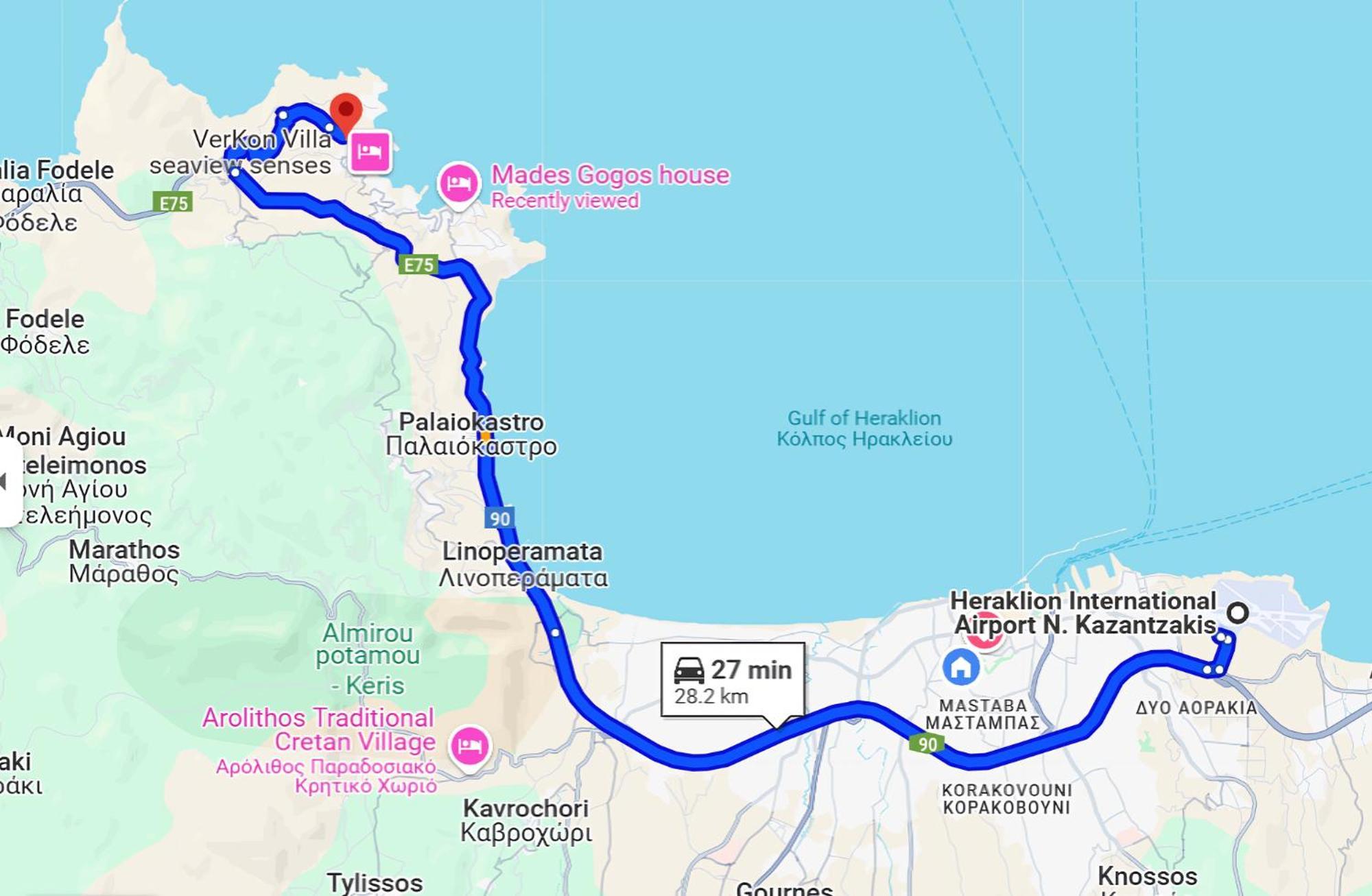 Villa Poseidon Agia Pelagia-private Swimming Pool And Sea View *