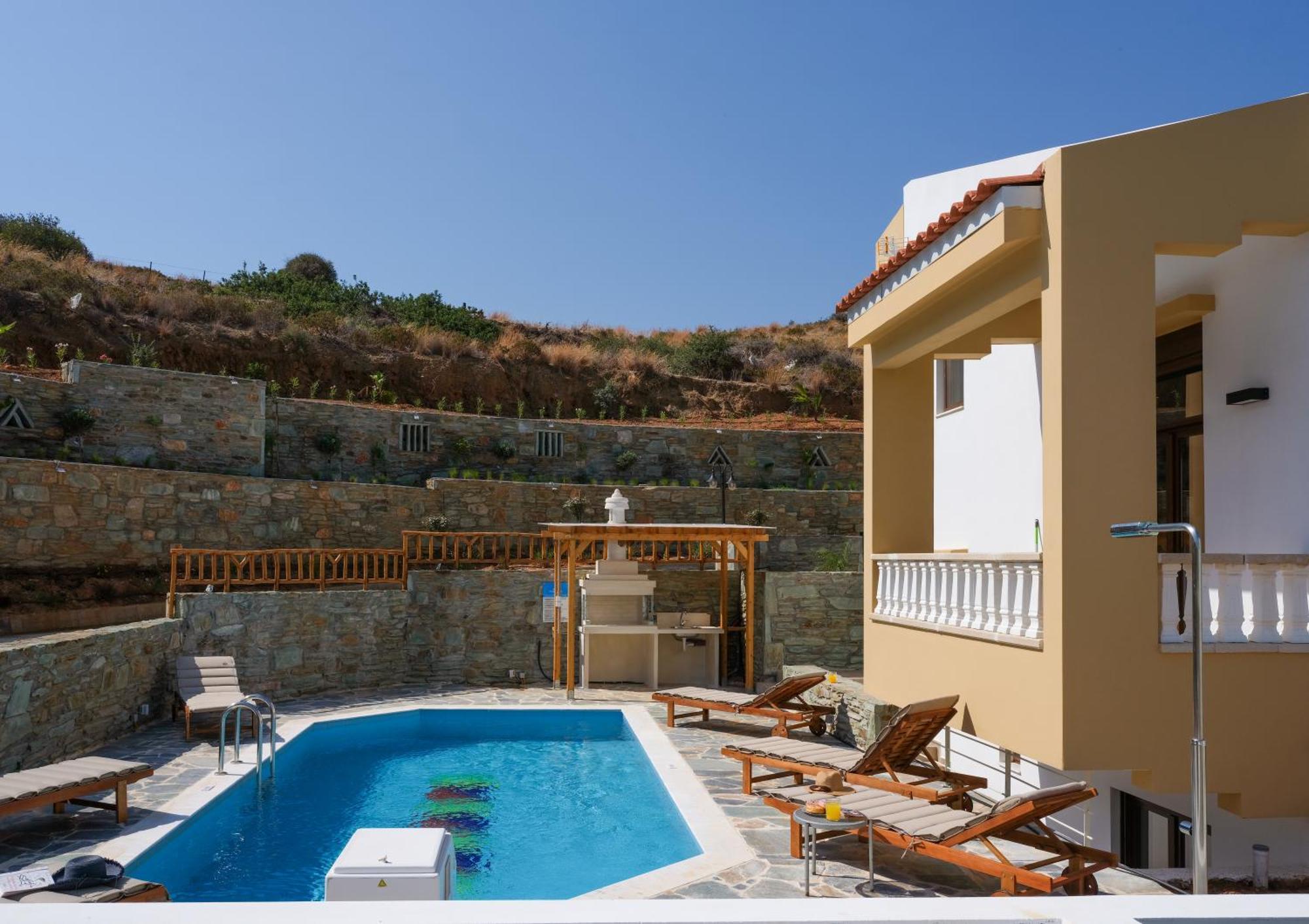 Poseidon Agia Pelagia-private Swimming Pool And Sea View Villa