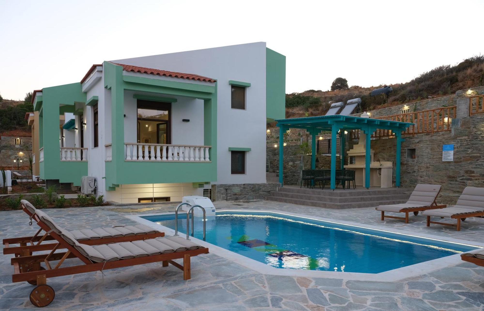 Villa Poseidon Agia Pelagia-private Swimming Pool And Sea View